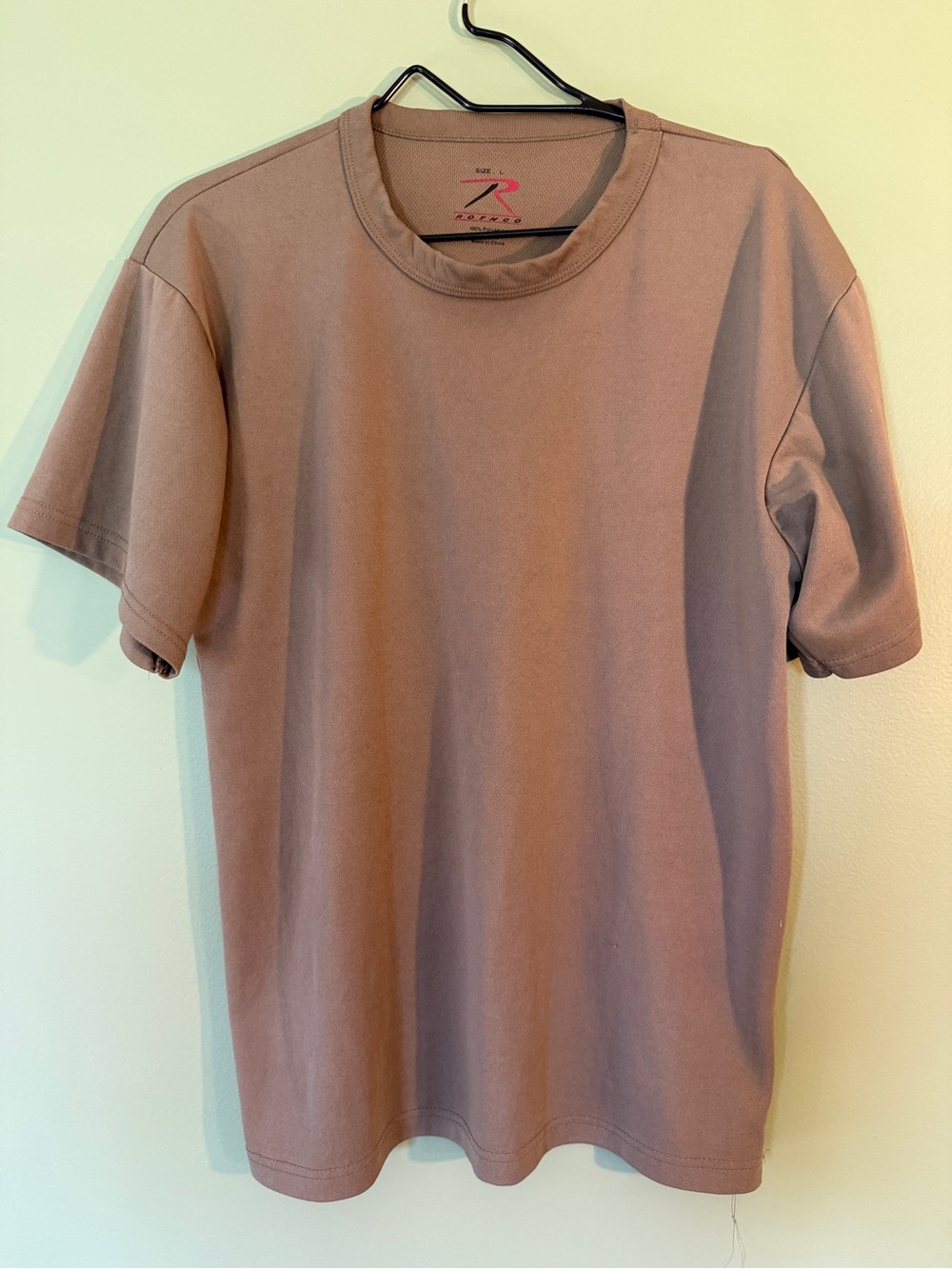 Rothco Short Sleeve Crew Neck T‑Shirt - Mauve
